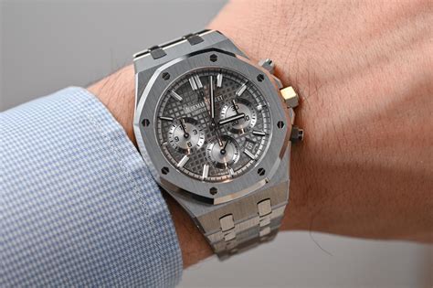 audemars piguet royal oak chrono silicone|royal oak selfwinding mm price.